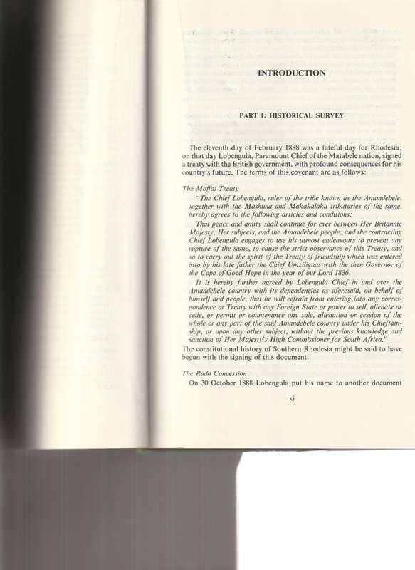 GUIDE TO THE PUBLIC ARCHIVES OF RHODESIA