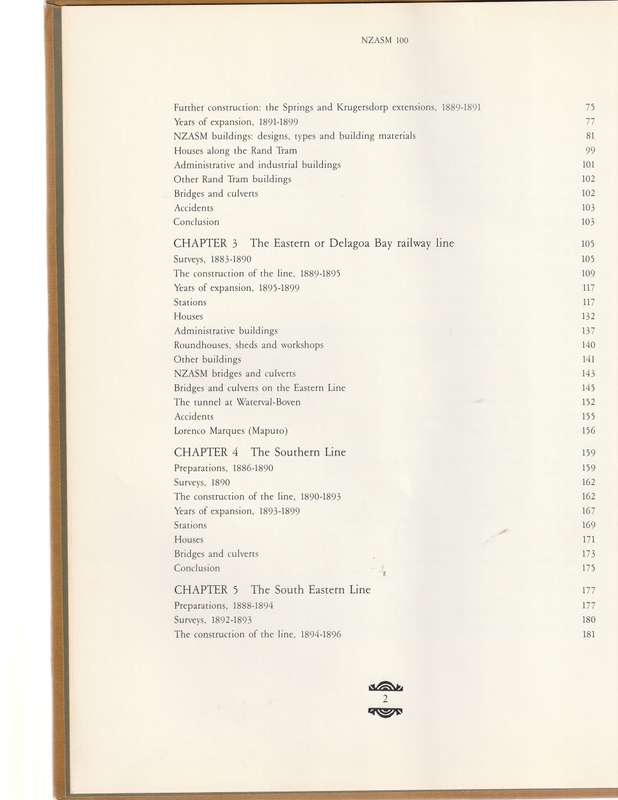 NETHERLANDS SOUTH AFRICAN RAILWAY COMPANY (NZASM) BUILDINGS, STEAM ENGINES AND STRUCTURES