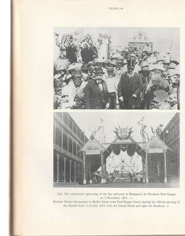 NETHERLANDS SOUTH AFRICAN RAILWAY COMPANY (NZASM) BUILDINGS, STEAM ENGINES AND STRUCTURES