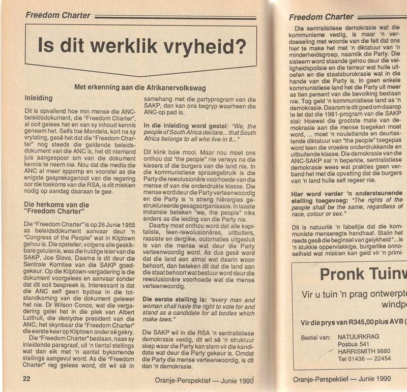 ORANJE-PERSPEKTIEF