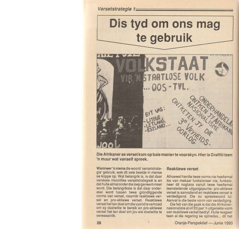 ORANJE-PERSPEKTIEF