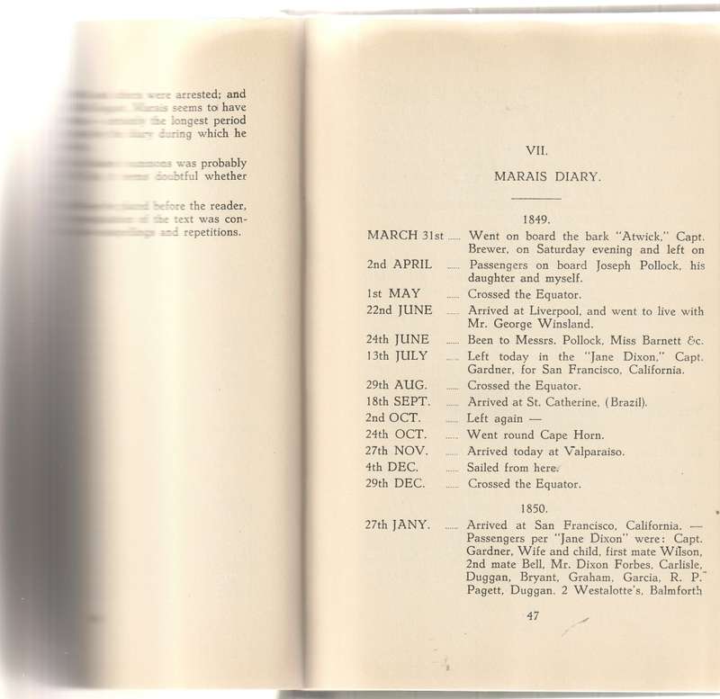 ARGONAUTS OF THE RAND: STORY OF THE DISCOVERY OF THE MAIN REEF, WITH THE MARAIS-DIARIE, 1849-1865