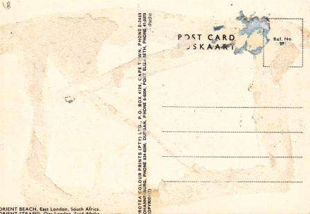 POSTCARD UNUSED EAST LONDON