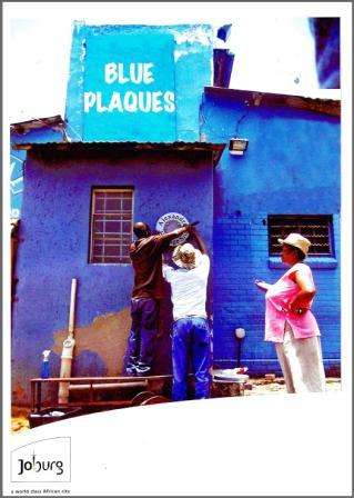 JOBURG BLUE PLAQUES