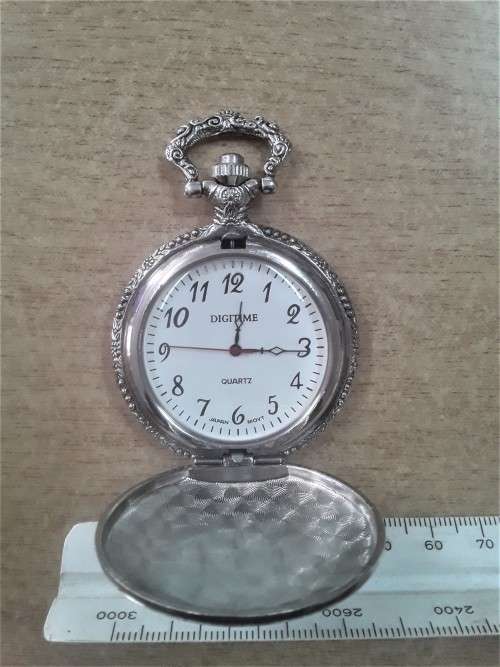 DIGITIME POCKET / FOB WATCH MOTORCYCLE DESIGN