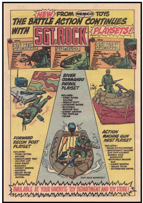 1981 REMCO Vintage DC Comics SGT ROCK Gyrene Action Figure ORIGINAL CARD *RARE*