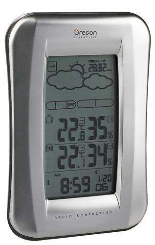 Oregon Scientific Dual Band with Heat Index + Ice alert Weather Station BAR688HG-BS