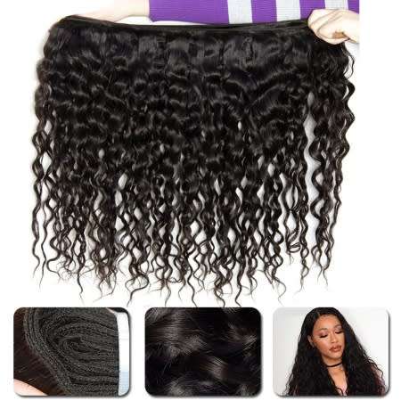 HEIBUY Hair 10A Brazilian / Peruvian  Hair natural wave 300g