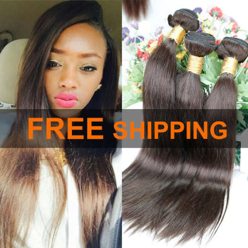 Virgin Hair Brazilian/Peruvian/Malaysian Hair 4 colors in stock 8"-30" (FREE SHIPPING)