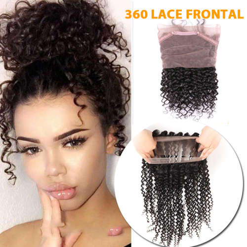 360 Lace Closure/Lace Frontal (Straight/Body/Curly/Kinky Curl)