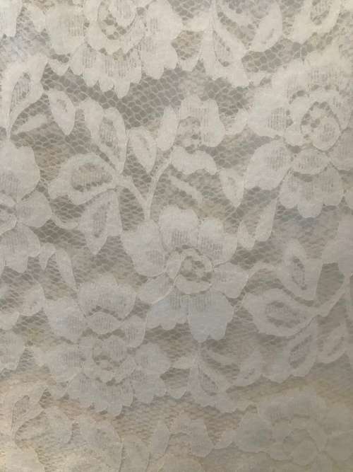 Creamy lace insert detail sexy body on fitted dress hot size I8 0 10 / 32 - 34