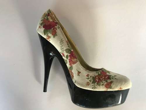 7 / 40 ZOOM platform floral high heel ladies shoes