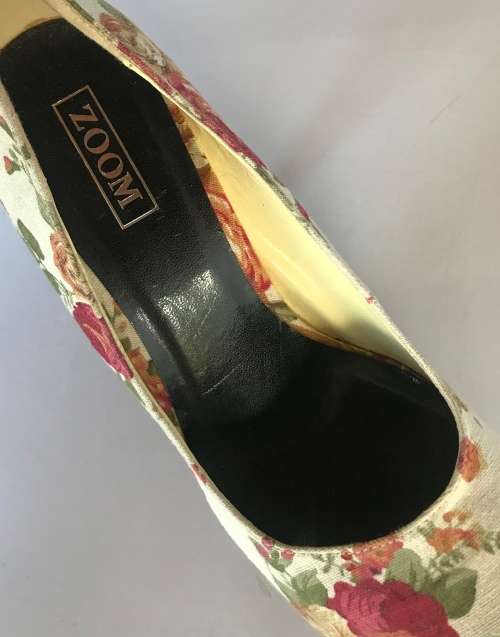 7 / 40 ZOOM platform floral high heel ladies shoes