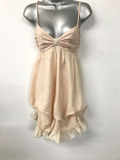 10 / 34 peaches and cream dress unusual hemline