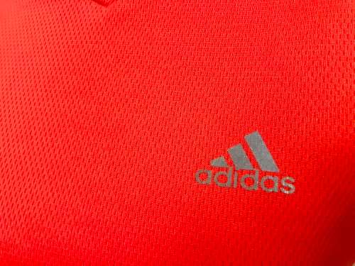 10 / 34 adidas red t-shirt gym running cross fit top.climalite