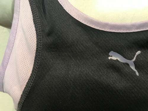 8 /32 to 10 / 34 ladies puma sports vest blue and purple.