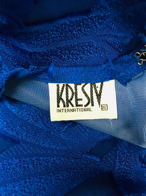 12/36 to 14 / 38 VINTAGE KRESIV INTERNATIONAL blouse shirt ornate. Stunning.