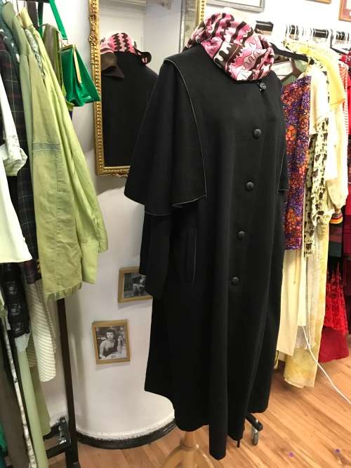 16 - 18 / 40- 42 Loden IMPORTED GERMANY coat plus cape unique
