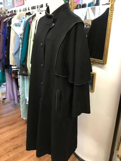 16 - 18 / 40- 42 Loden IMPORTED GERMANY coat plus cape unique