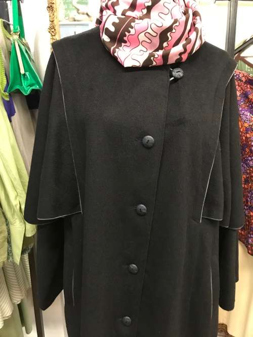 16 - 18 / 40- 42 Loden IMPORTED GERMANY coat plus cape unique