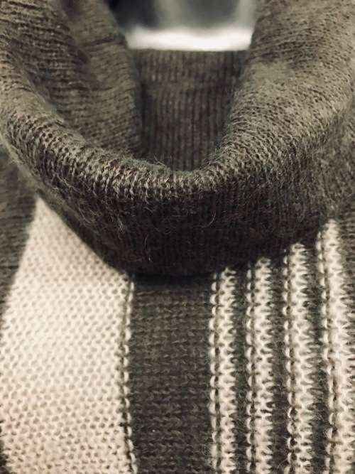 12/36 mohair blend polo neck jersey gorgeous