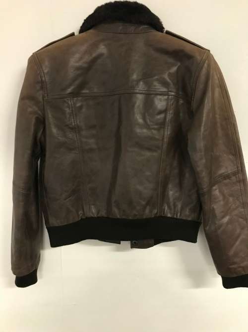 Buffalo VINTAGE leather jacket suits size 12 or 14 / 36 - 38