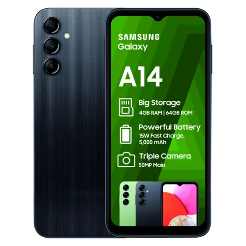 Samsung | A14 | Black | 64GB