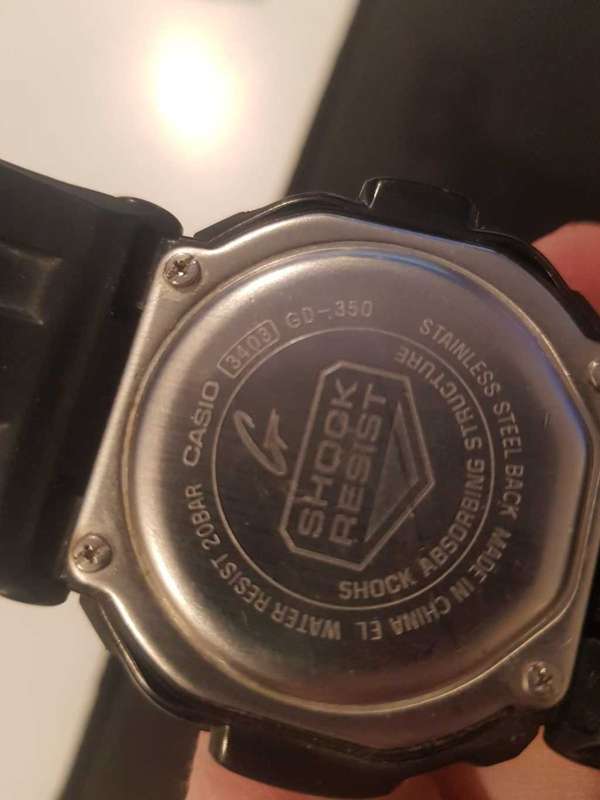 G-Shock Watch Black - GD-350