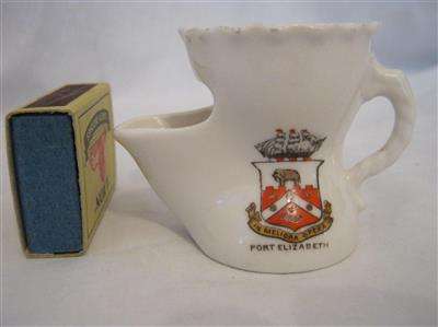 CRESTED CHINA..REPLICA.. SHAVING BOWL..PORT ELIZABETH...