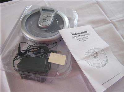 CD PLAYER..'DIAMOND'.....PLUG-IN AND PORTABLE..LASER PRODUCT..