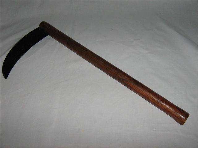 NINJA SELF DEFENCE AXE...WITH WOODEN HANDLE 45.80cm LONG