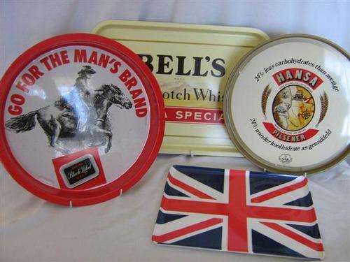 SET OF 4 BAR TRAYS