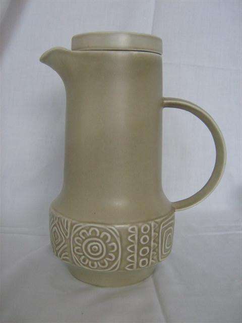 TUDOR WARE COFFEE POT by BARKER BROTHERS of STOKE-ON-TRENT..ENGLAND