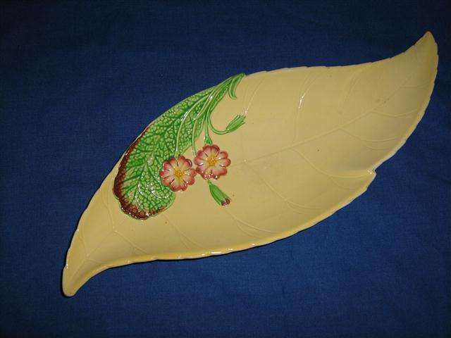 CARLTON WARE NUT / BONBON DISH..34cm LONG X 12.25cm WIDE..