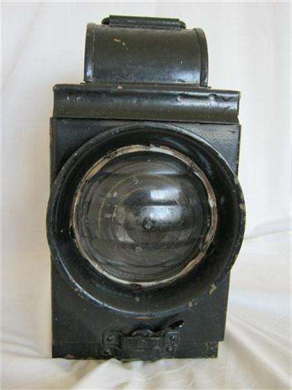 S.A.RAILWAYS CARRIAGE LAMP...33cm HIGH X 16cm X 16cm SQUARE