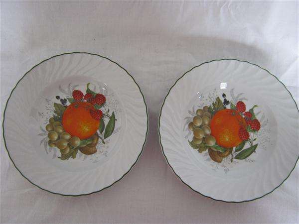 2 "PARADISE VALLY" BOWLS by WIESENTHAL OF GERMANY..20cm ACROSS