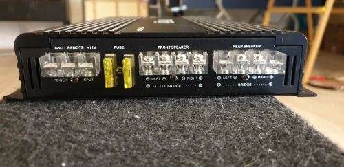 Targa TA-3000.4 4-Channel Amplifier plus free Sony 1000W Sub