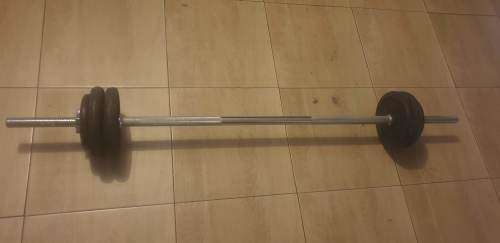 Dumbells & Barbell set - NO RESERVE