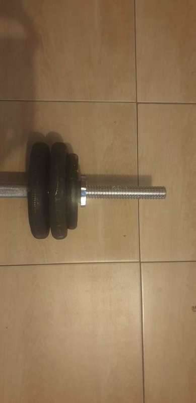 Dumbells & Barbell set - NO RESERVE