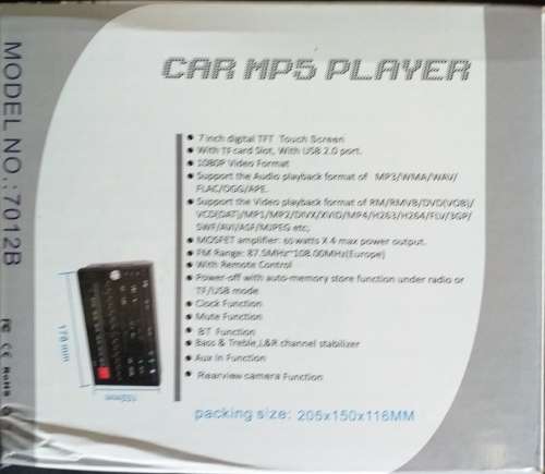 Excellent 7" 2din car radio