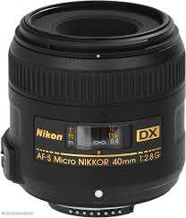Nikon AF-S 40mm f/2.8 G DX Macro Lens