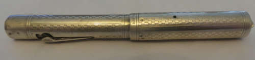 Short Hanging Sterling Silver Waterman Fountain Pen