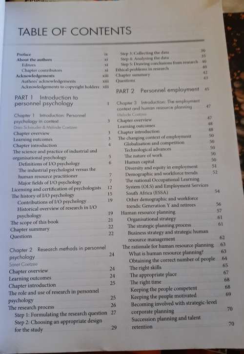 Personnel Psychology- An applied Perspective (Rare)