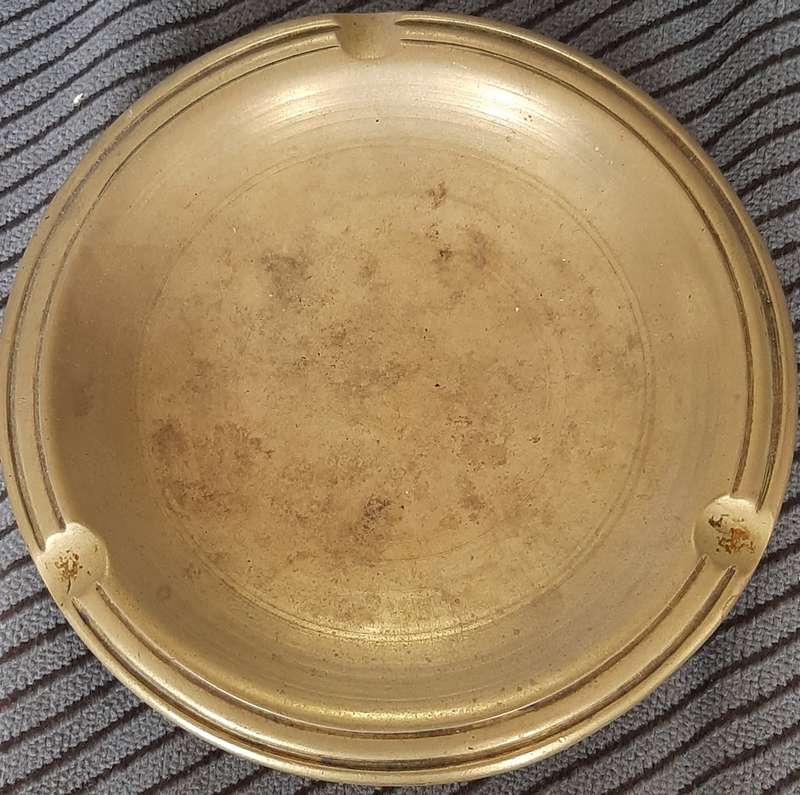 Brass Round Ashtray