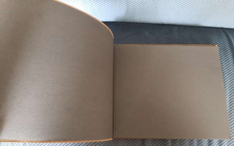 Large Leather bound Old style photo album