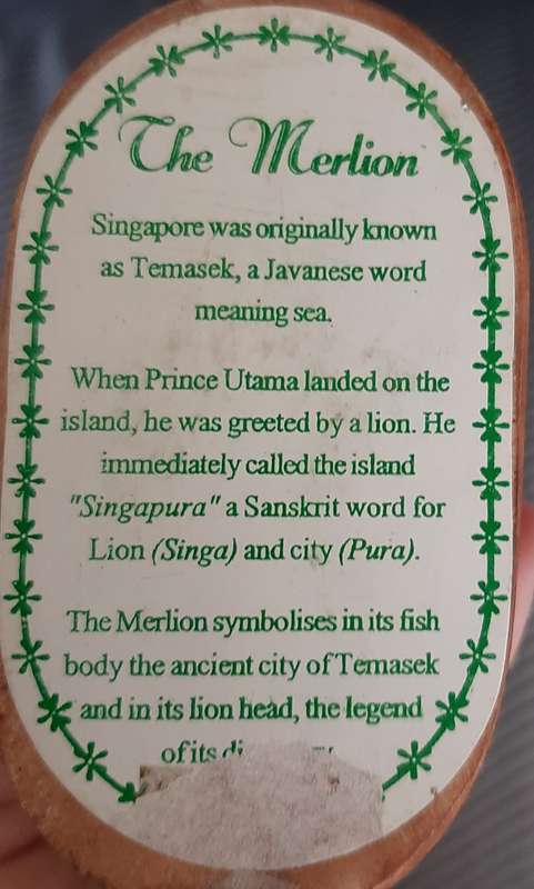 The Merlion Paperweight