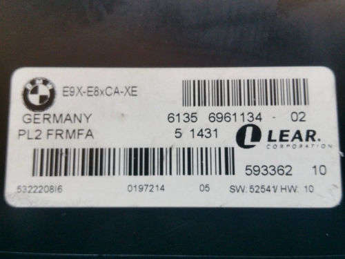 BMW 6977723 1 E81 E82 E87 3 E90 E91 E92 Footwell Module Lighting ECU FRMFA LCM