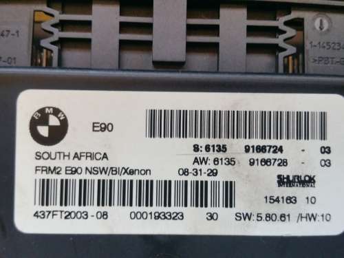 BMW 6977723 1 E81 E82 E87 3 E90 E91 E92 Footwell Module Lighting ECU FRMFA LCM