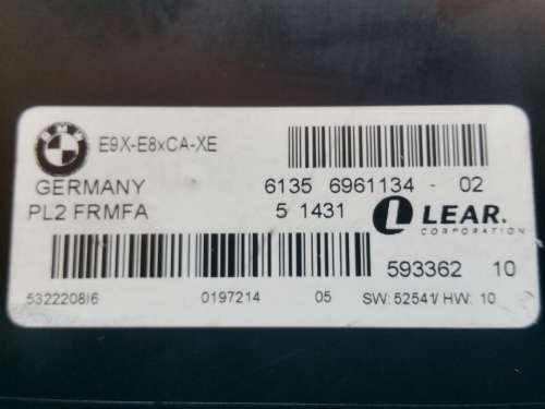 BMW 6977723 1 E81 E82 E87 3 E90 E91 E92 Footwell Module Lighting ECU FRMFA LCM