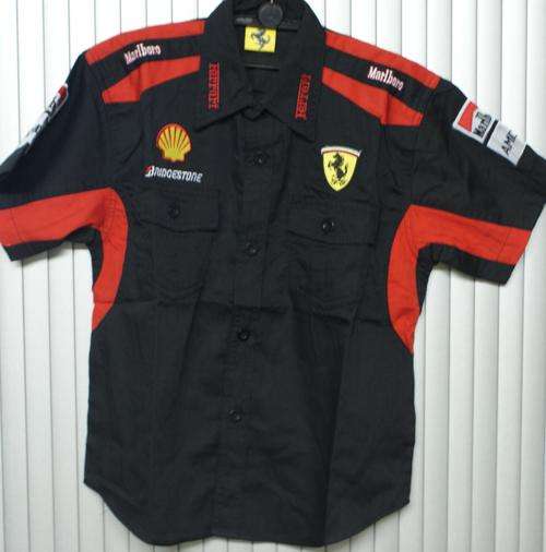 Black Ferrari F1 Pit shirt